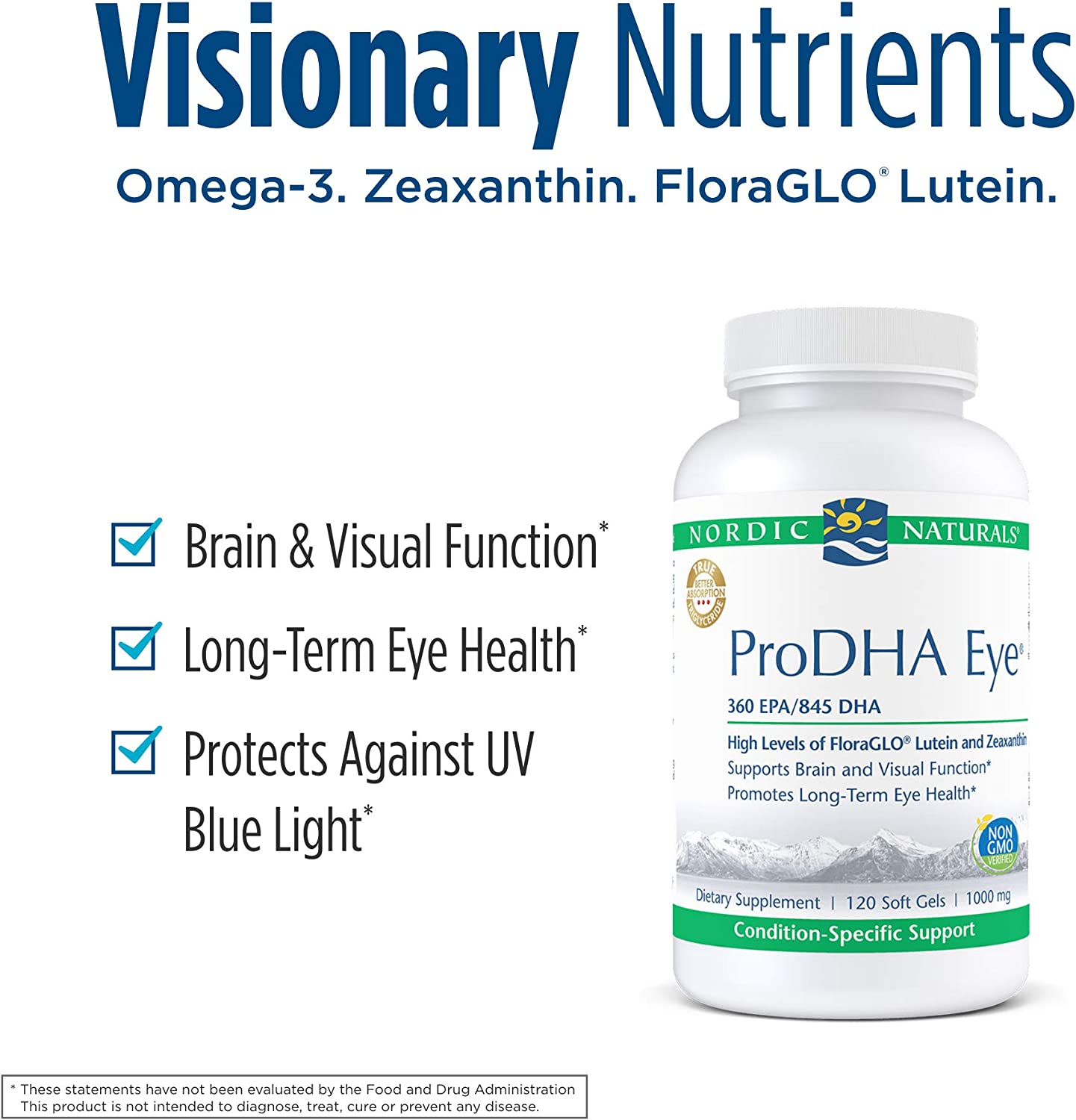 Nordic Naturals ProDHA Eye®, 120 Softgels