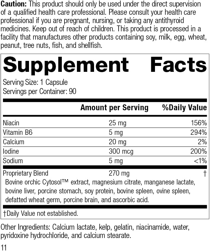 Standard Process Min-Chex, 90 Capsules