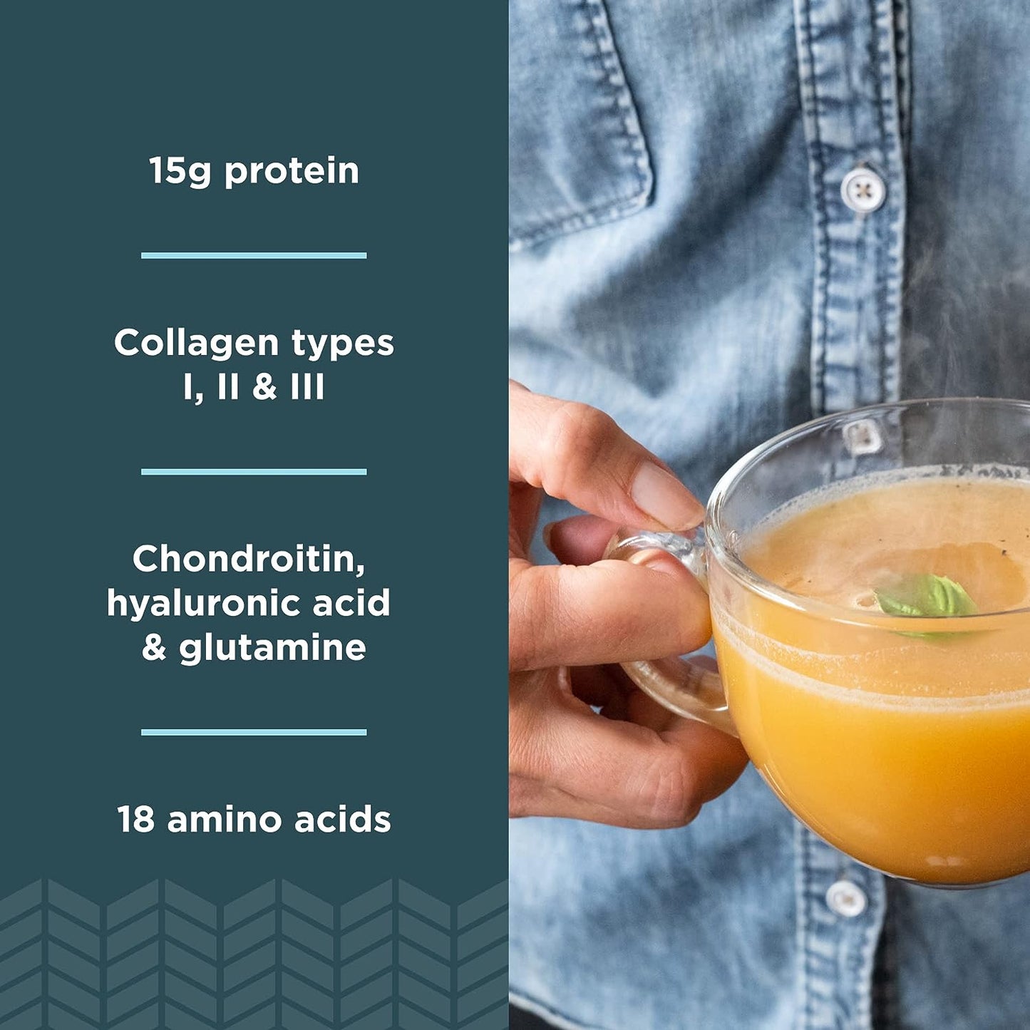 Ancient Nutrition Bone Broth Protein | Powder Tomato Basil (15 Servings)