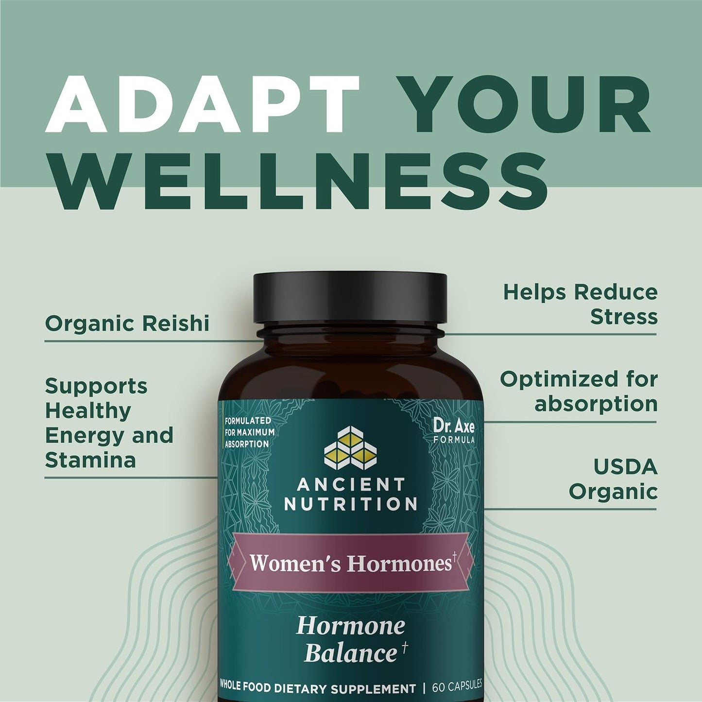 Ancient Nutrition Women’s Hormone Balance | Capsules (60 Capsules)