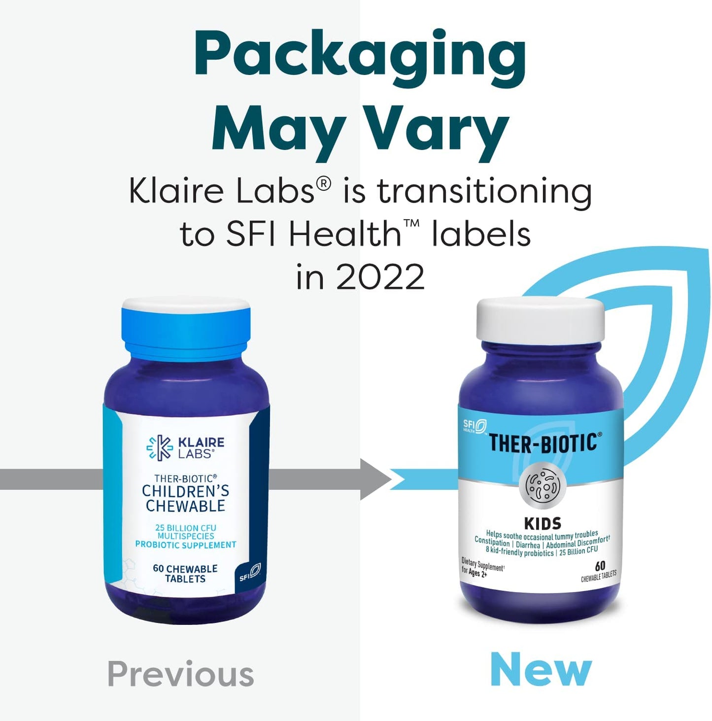 Klaire Labs Ther-Biotic® Kids Chewable, 60 Chewables