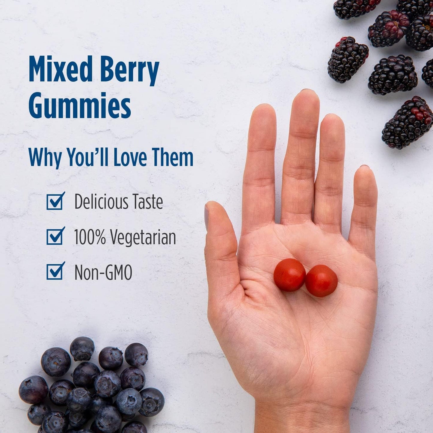 Nordic Naturals Men's Multivitamin Gummies, Mixed Berry - Support for Healthy Bones, Blood Vessels, Energy & Immunity, 60 Gummies