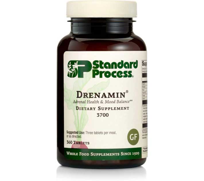 Standard Process Drenamin | Supports Immune System Function, Energy Production, and Balanced Mood | 360 Tablets