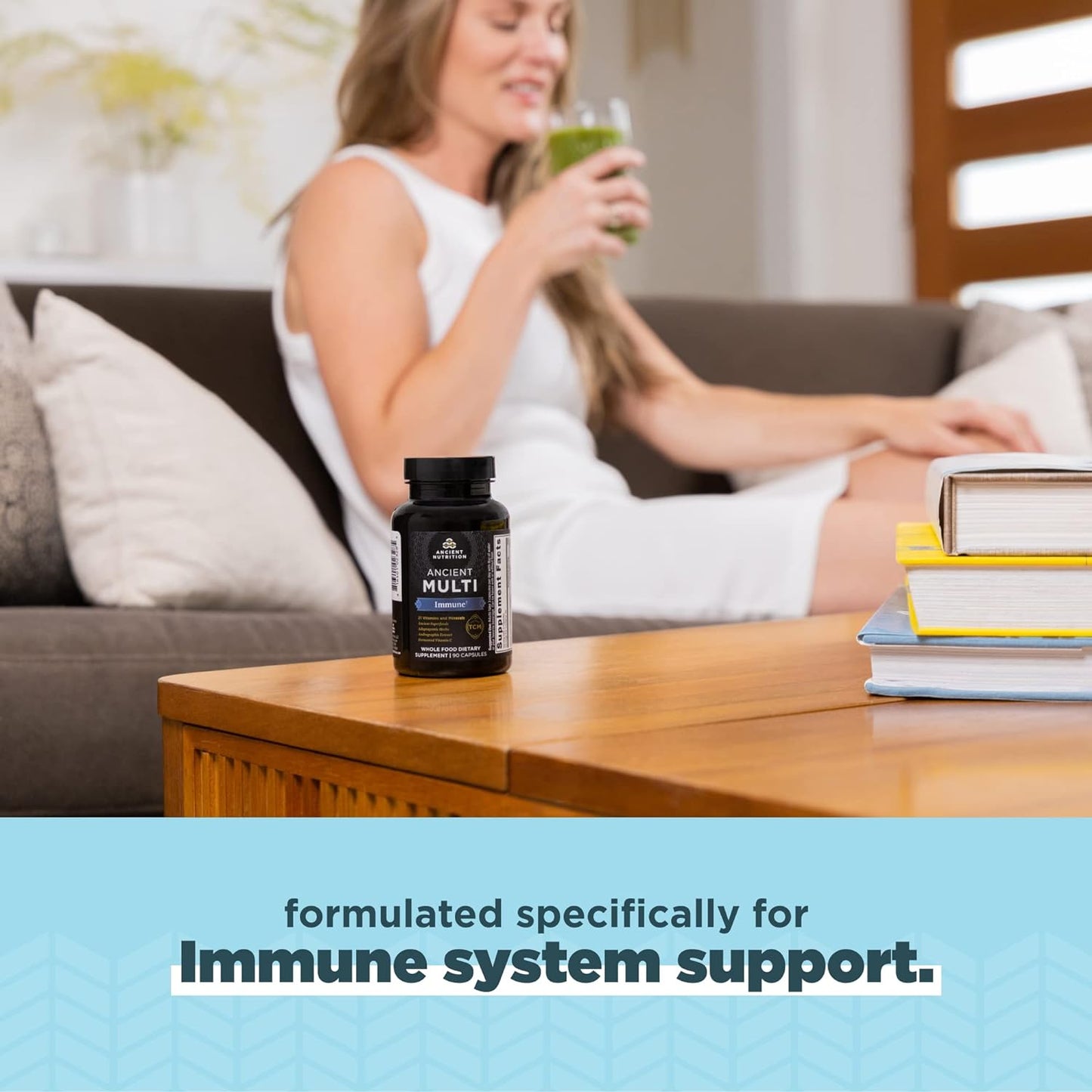 Ancient Nutrition Ancient Multivitamin Immune | Capsules (90 Capsules)