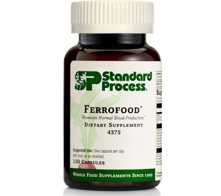 Standard Process Ferrofood, 150 Capsules Alpha Health Omega