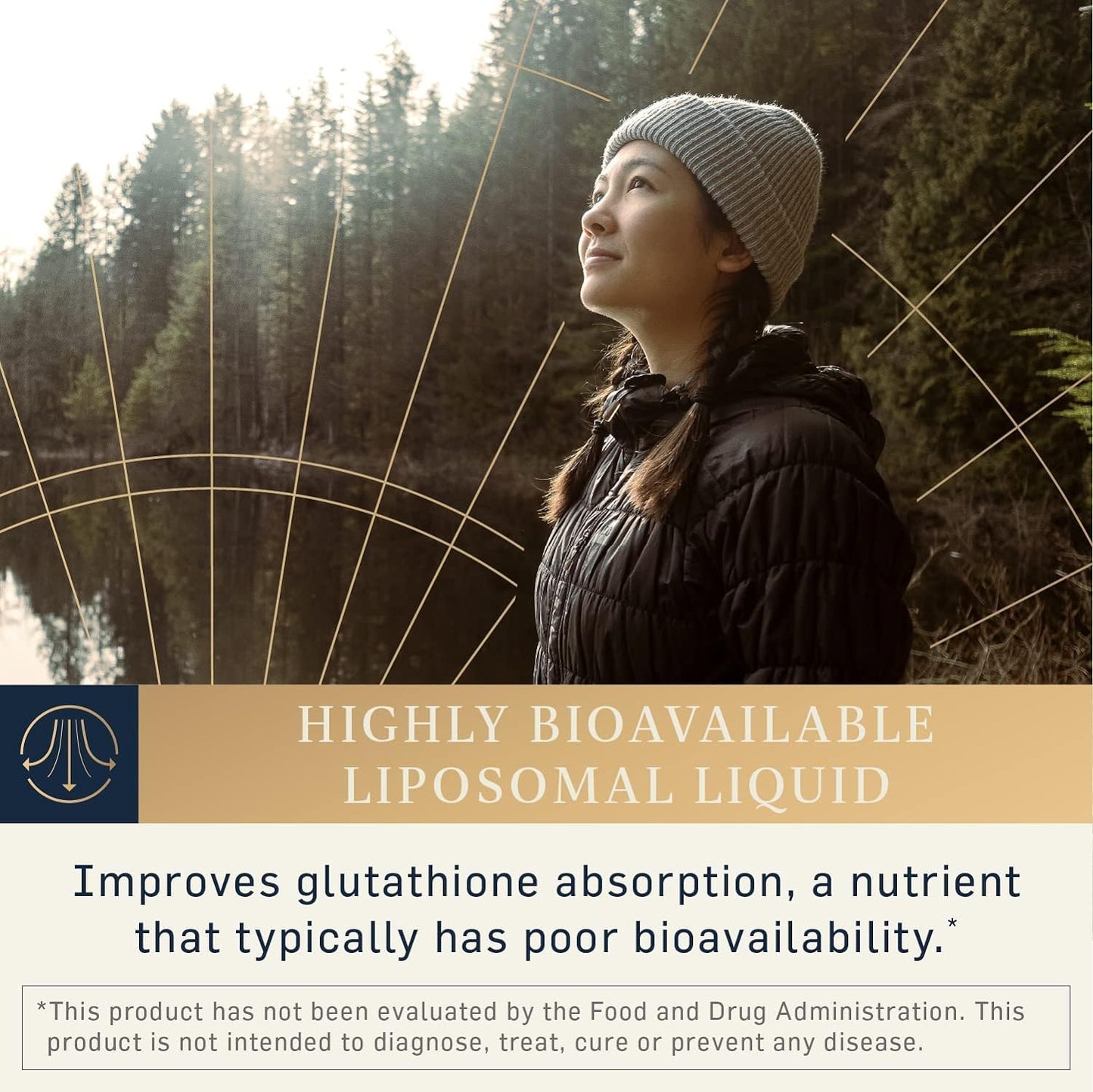 Quicksilver Scientific Liposomal Glutathione - Superior Absorption Oral Glutathione Supplement for Detox & Immune Support - 100 mg of Liquid Glutathione, Gluten Free & Non-GMO (1.7 fl oz)
