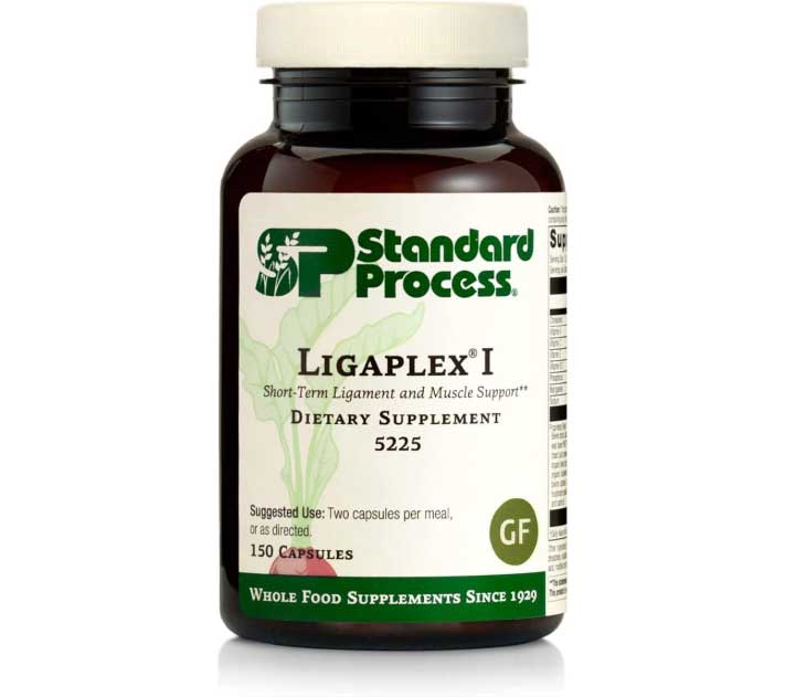 Standard Process Ligaplex I - Whole Food Supplement, Manganese Supplement, Bone Health and Bone Strength, Joint Support with Phosphorus, Shitake, Calcium Lactate, Beet Root and More | 150 Capsules