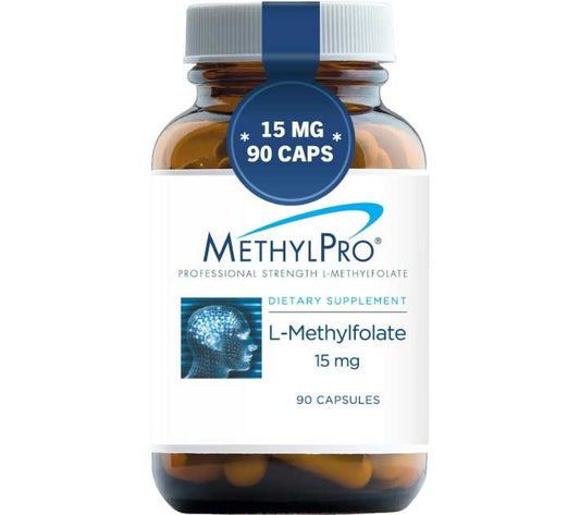 MethylPro 15mg L-Methylfolate - Professional Strength, 90 Capsules