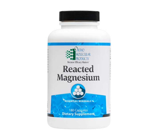 Ortho Molecular Products Reacted Magnesium, 180 Capsules