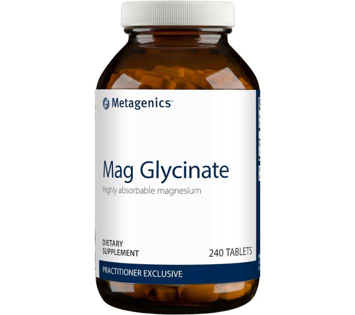 Metagenics Mag Glycinate - Highly Absorbable Magnesium, 240 Tablets