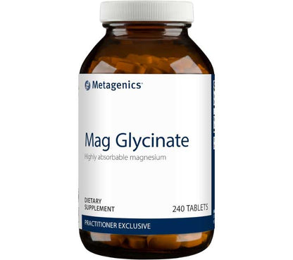 Metagenics Mag Glycinate - Highly Absorbable Magnesium, 240 Tablets