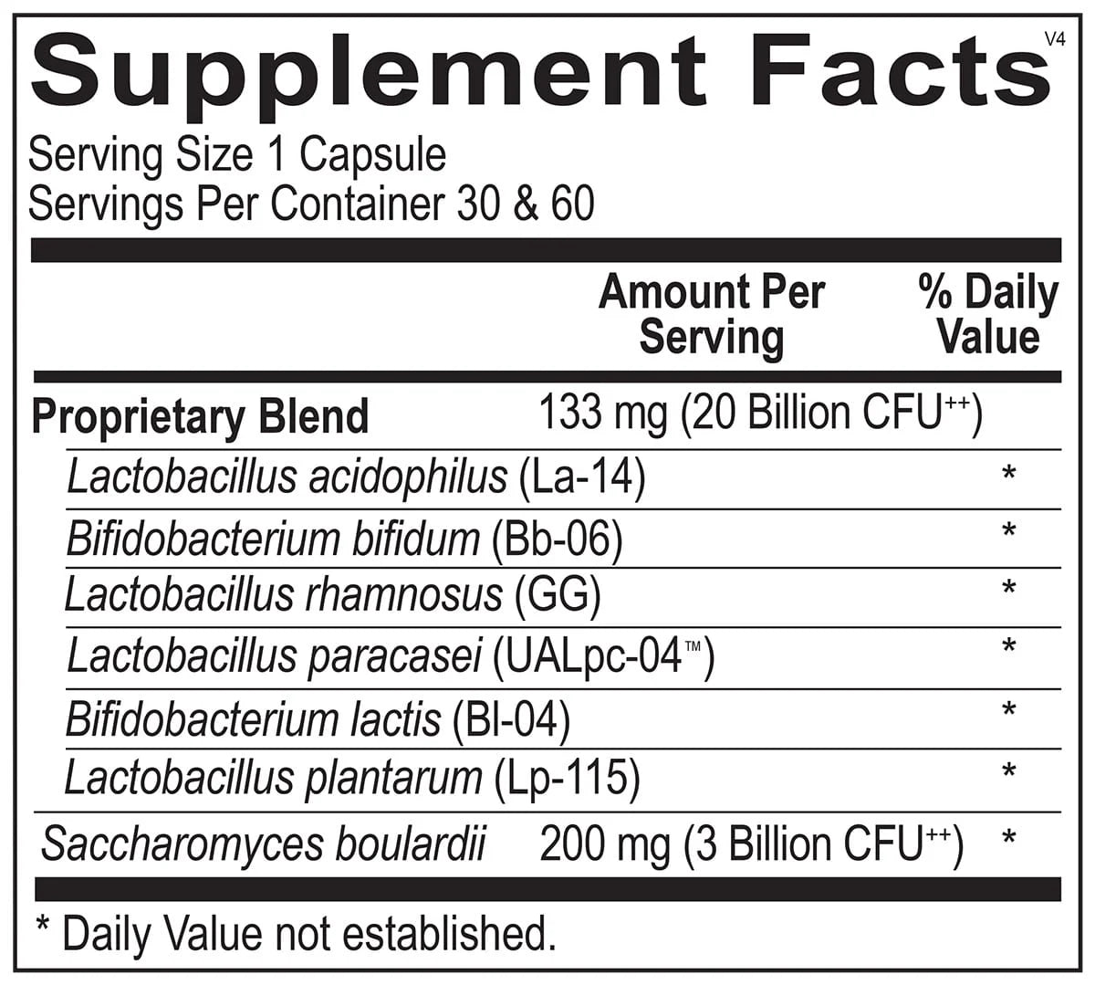 Ortho Molecular Products Ortho Biotic, 60 Capsules