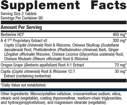 Metagenics CandiBactin-BR - Concentrated Berberine for Intestinal Support, 180 Tablets