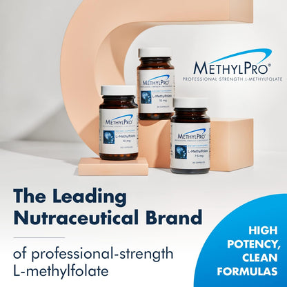 MethylPro 15mg L-Methylfolate - Professional Strength, 90 Capsules