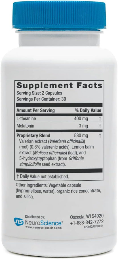 NeuroScience Alpha GABA PM for Sleep, 60 Capsules