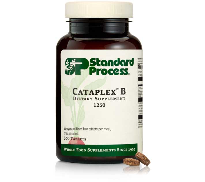 Standard Process Cataplex B | Whole Food Formula with Niacin, Vitamin B6, Thiamine, and Inositol for Heart Health, Metabolism, and Cholesterol Maintenance | 360 Tablets
