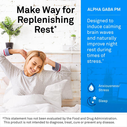 NeuroScience Alpha GABA PM for Sleep, 60 Capsules