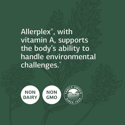 Standard Process Allerplex | Lung Health Support Supplement - Dietary Supplement with Vitamin A & Pneumotrophin PMG - Support Healthy Mucous Membranes - Supports Seasonal Challenges | 150 Capsules