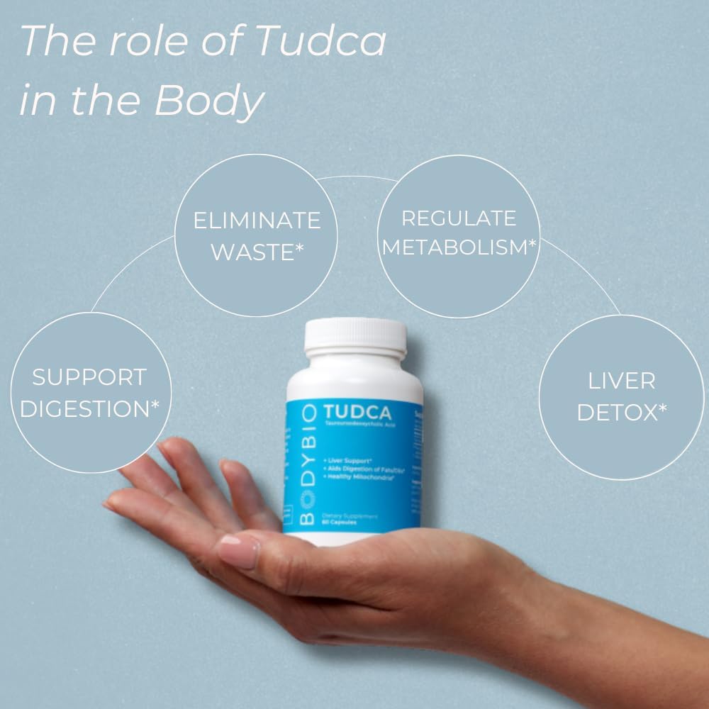 BodyBio Tudca for Liver Health, 60 Capsules