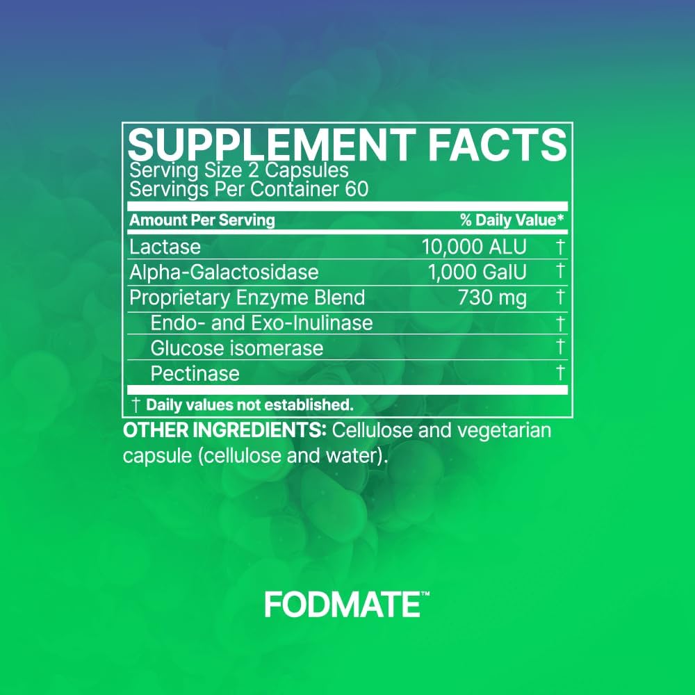 Microbiome Labs FODMATE, 120 Capsules