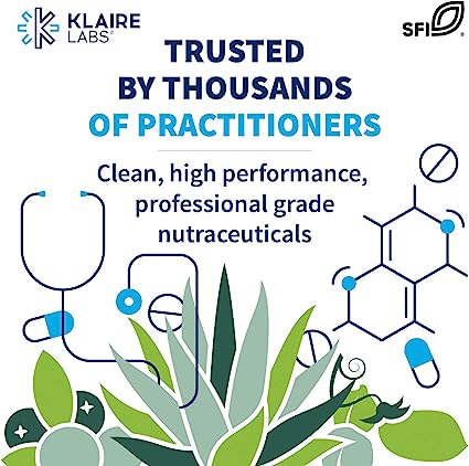 Klaire Labs Vitamin D Plus K - 5000 IU Vitamin D3 with Vitamin K2 MK-7, Bioavailable Formula - Bone, Cardiovascular & Immune Support Supplement, 60 Capsules