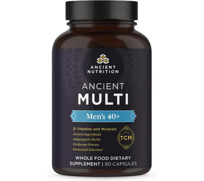 Ancient Nutrition Ancient Multivitamin Men's 40+ | Capsules (90 Capsules)