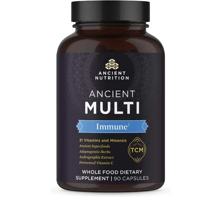 Ancient Nutrition Ancient Multivitamin Immune | Capsules (90 Capsules)