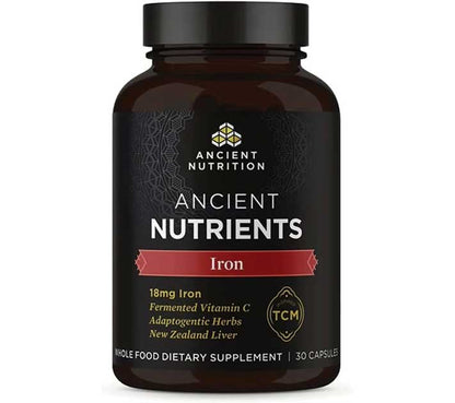 Ancient Nutrition Ancient Nutrients Iron | Capsules (30 Capsules)