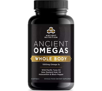 Ancient Nutrition Omega-3s Whole Body | (90 Softgels)