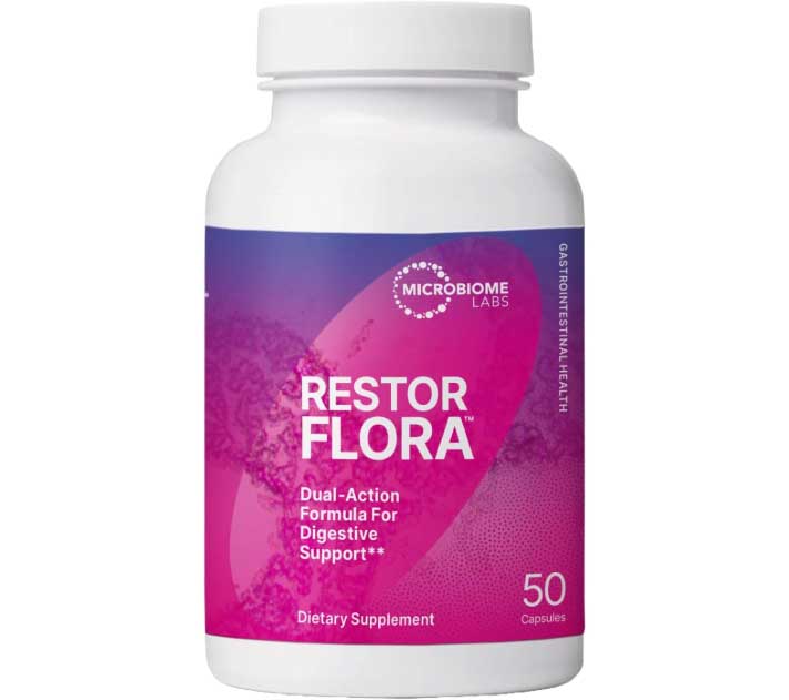 Microbiome Labs Restorflora, 50 Capsules