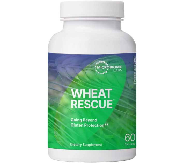 Microbiome Labs WheatRescue, 60 Capsules