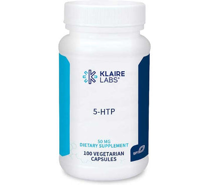 Klaire Labs 5-HTP 50 mg - Hypoallergenic 5-HTP from Griffonia Seed Extract (5-HTP) - Hydroxytryptophan Serotonin Support Supplement to Promote Mood,100 Capsules