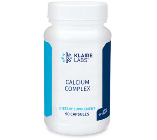 Klaire Labs Calcium Complex (Citrate/hydroxyapatite blend),  90 Capsules